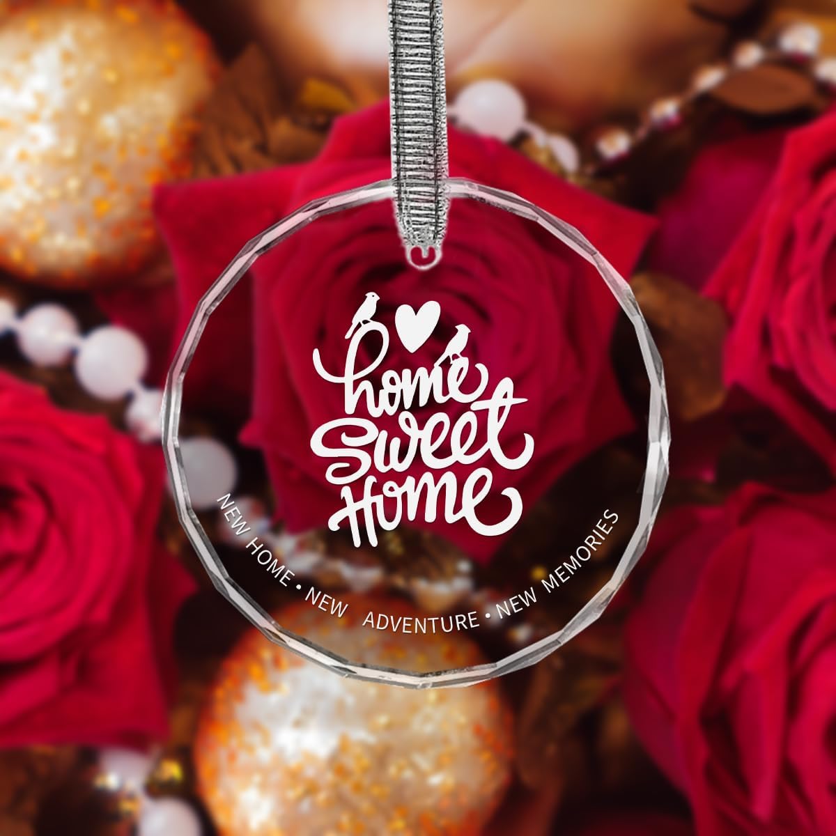 House Warming Gifts New Home- Crystal Ornament New Home with Gift Box, Housewarming Gifts Ideas for New House- in Our New Home Gifts Ideas for New House Decoration (New Home 02)