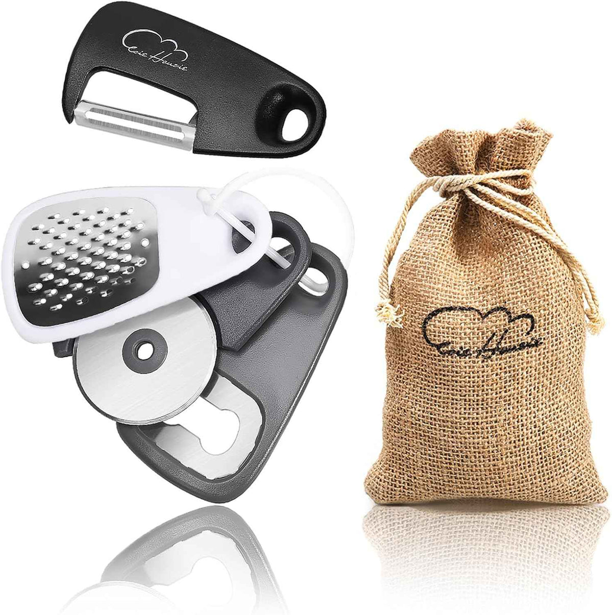 5 Pieces Kitchen Gadgets Set with Storage Bag, Cooking Gift Set