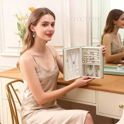 Double-Sided Book Jewelry Organizer
