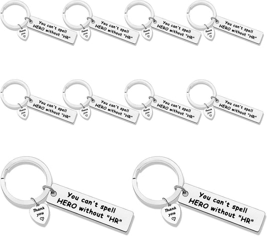 Thank You Gifts for Coworkers Human Resources Keychain for Women Men Boss Leader Keychain
