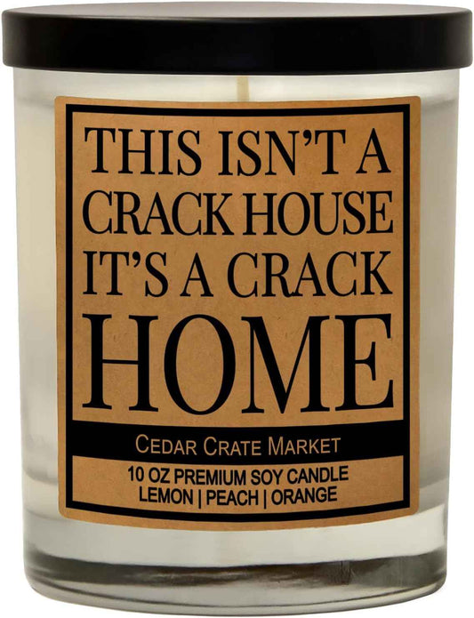Funny Housewarming Gifts New Home Women Men Couple 2025 - Scented House Warming Candles, Neighbor Present Ideas, Apartment Decor, Hostess, Birthday, Moving, Unique Decor,100% Soy Wax, Made in USA