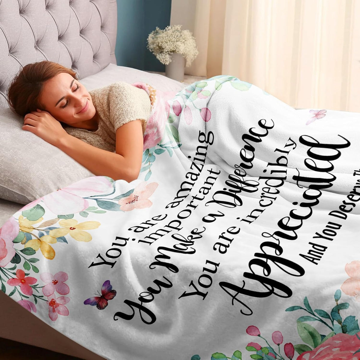 Appreciation Gifts,Appreciation Gifts for Woman,Employee Appreciation Gifts,Appreciation Gifts for Coworkers,Teacher Appreciation Gifts,Coworker Appreciation Gifts Blanket 50" x 60"