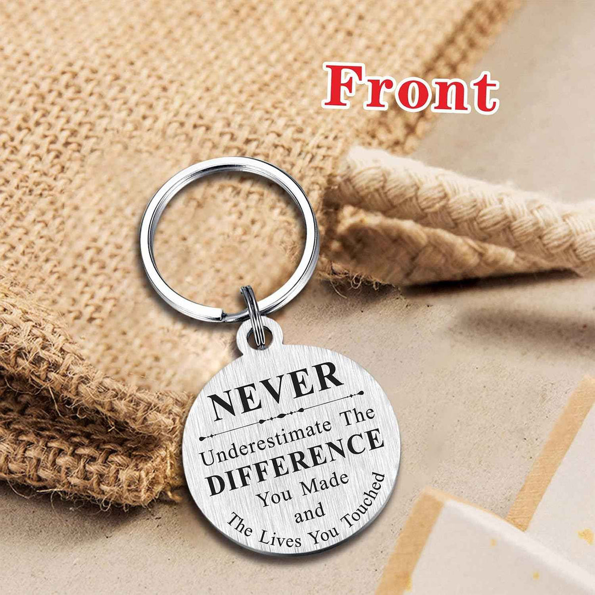 Resdink Coworkers Teacher Staff Appreciation Gifts Keychain, Thank You Gifts for All You Do Gift for Men Women, Co Worker Colleague Leaving farewell Present