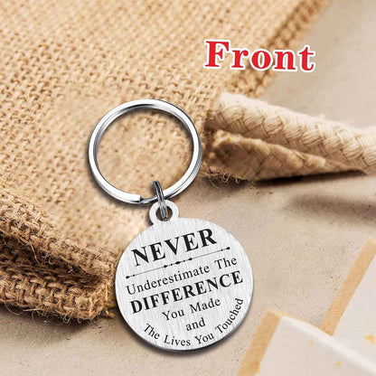 Resdink Coworkers Teacher Staff Appreciation Gifts Keychain, Thank You Gifts for All You Do Gift for Men Women, Co Worker Colleague Leaving farewell Present