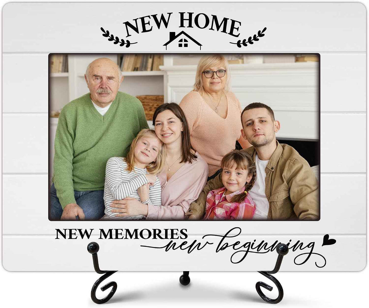 New Home Family Picture Frame for 4 x 6 Photos