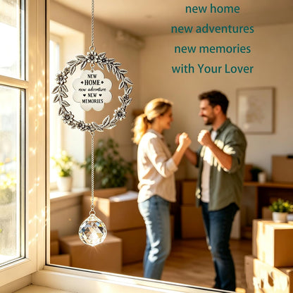 House Warming Gifts New Home, Housewarming Suncatcher, Housewarming Gifts for Women, Men, Friend New Homeowner,New Home Gift Ideas for First Home, New Apartment