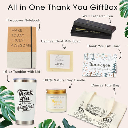 Thank You Gifts for Women, Employee Appreciation Gift Baskets, Thank You Gifts for Coworkers, Thank You for Being Awesome, Ideal Gift Baskets for Social Workers, Teachers, Secretaries, Coworkers