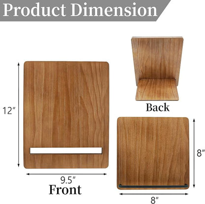 Adjustable Wood Cookbook Stand - Field & Blessing