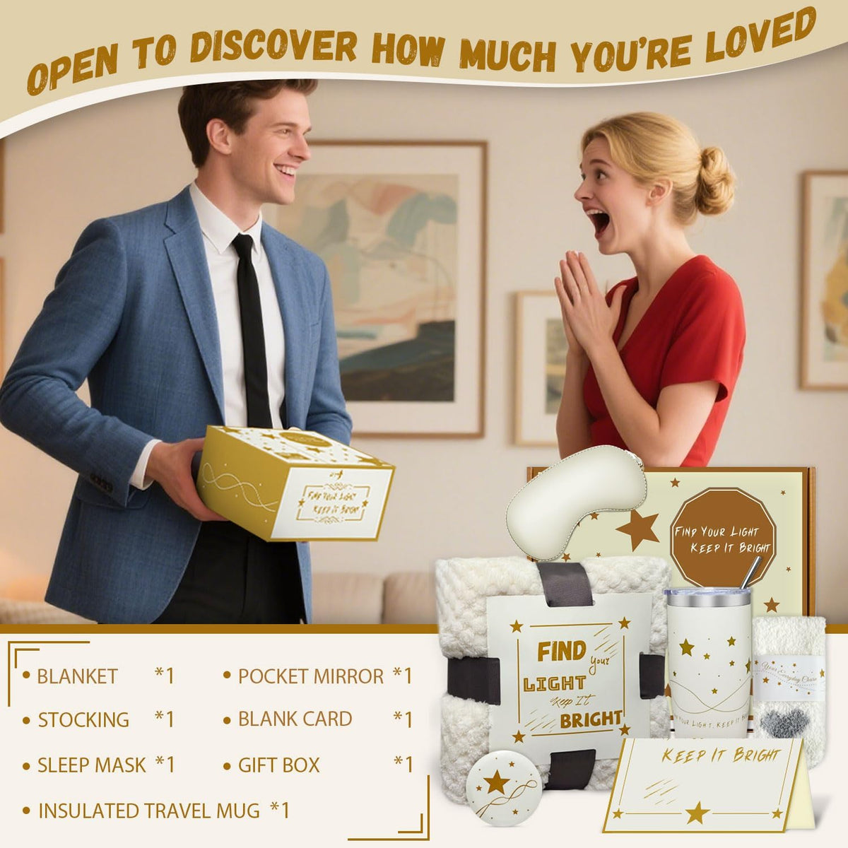 Tumbler & Cozy Blanket Gift Box