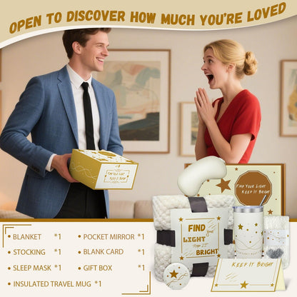 Tumbler & Cozy Blanket Gift Box