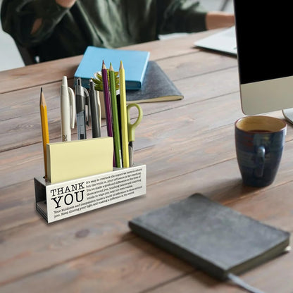 vizuzi Thank You Gifts for Women, Men, Work Bestie, Friends, Boss, Coworkers, Employee, Appreciation Thank You Office Pencil Holder Supplies Pen Holders Zgg28