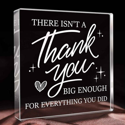 Thank You Gifts for Women Men, Thank You Appreciation Plaque | Appreciation Gifts for Leader Colleague Principal Coworker Daycare Nurse Boss