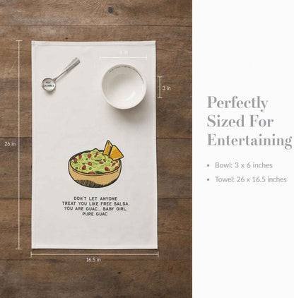 Mud Pie Guacamole Gift Box Set | Includes Circa Guacamole Bowl and Kitchen Towel