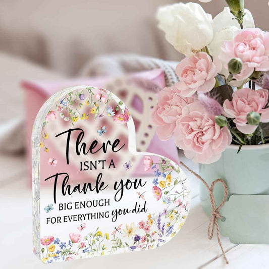 Thank You Gifts for Women Friends, Inspirational Gifts for Women Coworkers Daughter, Appreciation Gifts for Employees, Office Gifts for Coworkers Acrylic Home Desk Decor