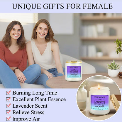 Difference Maker Gift, Thank You Gifts for Women Teacher Nurse Mom Boss Social Workers, Appreciation Gifts for Mom Friend Coworkers Employee Office Retirement Christmas Birthday Gift Basket Set