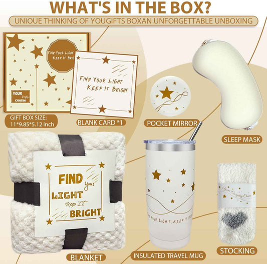 Tumbler & Cozy Blanket Gift Box