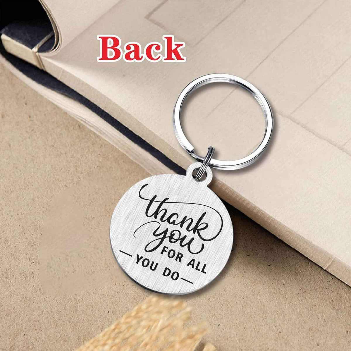Resdink Coworkers Teacher Staff Appreciation Gifts Keychain, Thank You Gifts for All You Do Gift for Men Women, Co Worker Colleague Leaving farewell Present