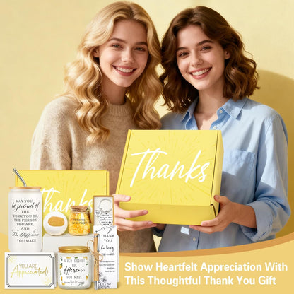Employee Appreciation Gifts for Women, Thank You Gift Basket for Coworkers, Boss, Nurse, Employees, Teacher Appreciation Gift