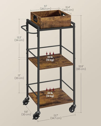 Three-Tier Kitchen Serving Cart - Field & Blessing