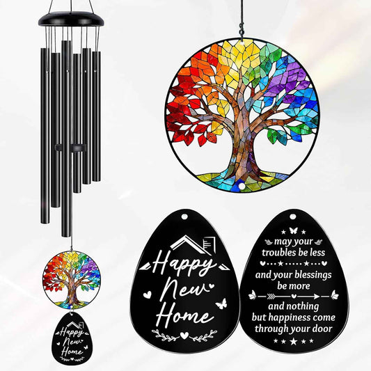 House Warming Gifts New Home, 26" Wind Chimes Housewarming Gifts, New Home Gift Ideas for Women Men New Apartment Homeowners Couples Family Friends, Unique Housewarming Gift Ideas