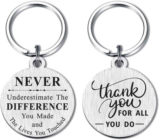 Resdink Coworkers Teacher Staff Appreciation Gifts Keychain, Thank You Gifts for All You Do Gift for Men Women, Co Worker Colleague Leaving farewell Present