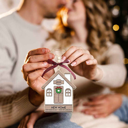 House Warming Gifts New Home - Housewarming Gifts for New House - Housewarming Gift Presents for Women, Couple - New House New Beginning -New House Owners Gift Ideas - Wooden Home Ornament 2025