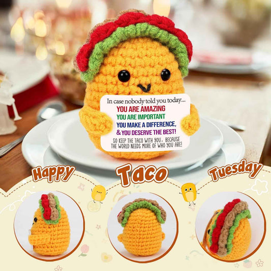 Thank You Appreciation Bosses Day Gifts for Boss Lady Coworker Employee | Teacher Funny White Elephant Gift Adult Difference Maker Retirement Going Away Farewell Gift for Coworker Women Handmade Taco