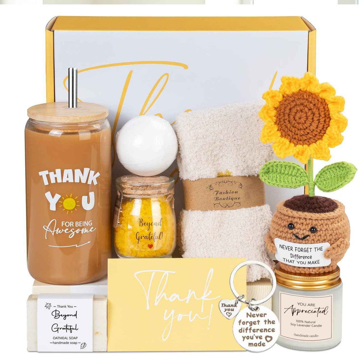 11Pcs Thank You Gifts For Women, Administrative Professional Day Gifts For Assistant, Principal, Teacher Employee Appreciations Gift, Thank You Gift For Coworkers, Friend, Boss, Nurse, Social Worker
