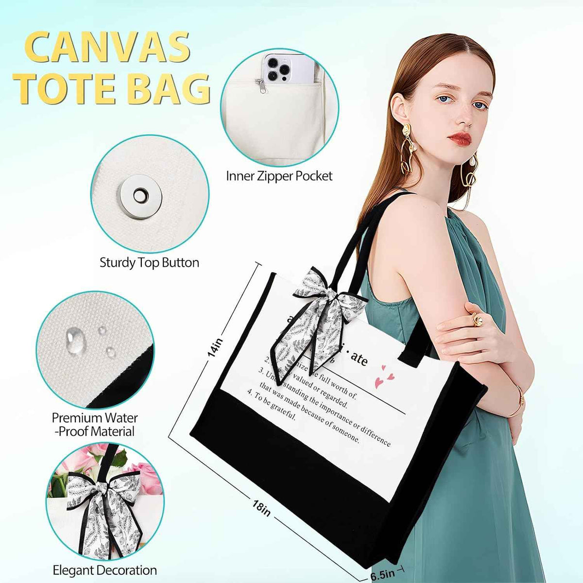 Suhctuptx Thank You Gifts for Women, Employee Appreciation Gifts, Appreciation Gift for Coworkers Teachers Employees, Gratitude Basket with Canvas Tote Bag Thank You for Being Awesome Tumbler