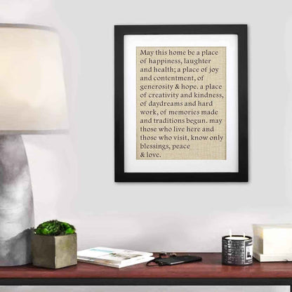 House Warming Gifts Framed 11" X 13", Housewarming Gifts for Friend Homeowner Neighbors, New House New Home Gift, Christmas Gift, First Home Decorations