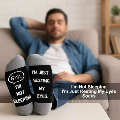 Funny Birthday Gifts for Men Dad Father Husband Grandpa from Daughter | Novelty Socks thanksgiving White Elephant Gag Gift for Adult