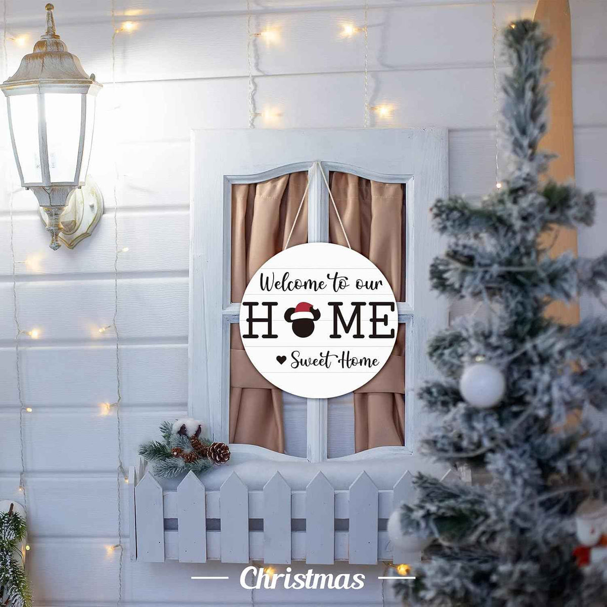 13 Pcs Interchangeable Welcome Sign for Front Door | Rustic Seasonal Mouse‑Themed Hanging Decor Ideal For Housewarming Gifts Outdoor Porch Home Wall And Front‑Door Decoration