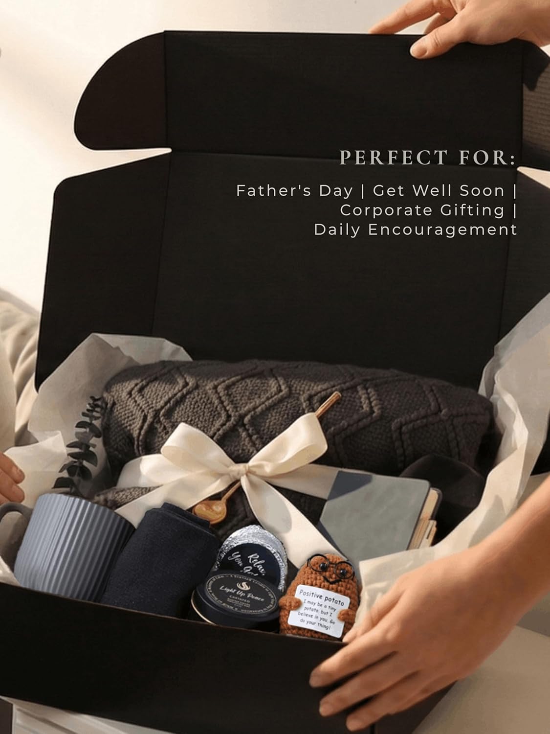 Grey & Navy Comfort Gift Box