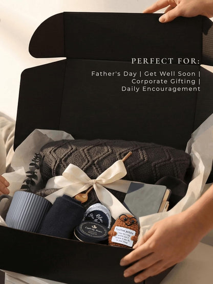 Grey & Navy Comfort Gift Box