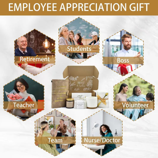 Employee Welcome & Farewell Gift Set in White