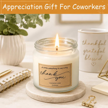 Thank You Gifts for Women Teacher Appreciation Gifts, Bosses Day Employee Appreciation Gifts for Coworkers Christmas Farewell Thank You Baskets for Employees Nurse Office Gifts with 16oz glass cup