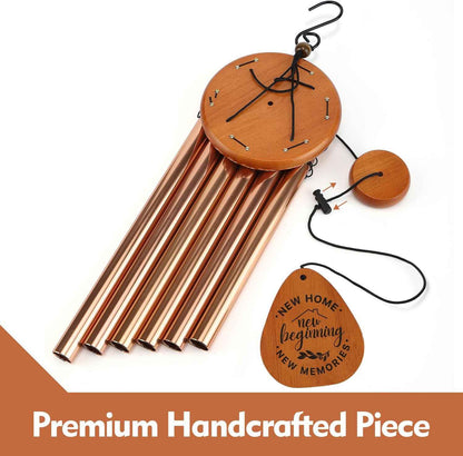 AMBOBE House Warming Gifts New Home, 32" Wind Chimes Housewarming Gifts | New Home Gift Ideas for Women Men Homeowners Couples Family Friends, Cozy First Home Gift for Home Décor