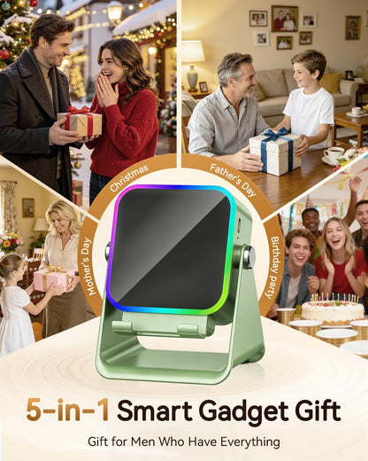 Gifts for Men Tech Gadgets Wireless Induction Speaker with Phone Stand