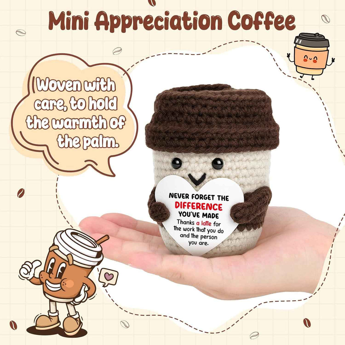 Employee Appreciation Gifts, Thank You Appreciation Gift for Coworkers | Coffee Desk Decor Thank You Gifts for Women Men Employee Coworkers Teacher Mentor Friends Leaders Farewell Leaving Retirement