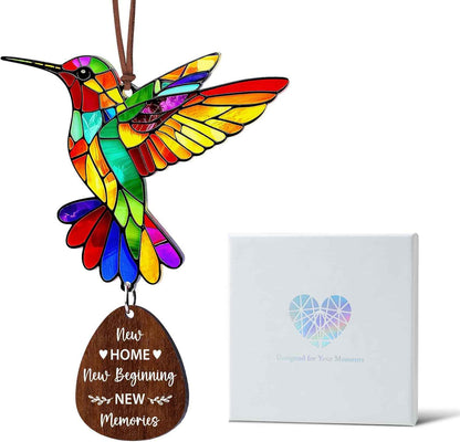 Housewarming Gifts New Home, Hummingbird Hanging Ornament | New Home Gift Ideas for Women Men Homeowners Couples Family Friends, Unique First Home Gift for Apartment Décor