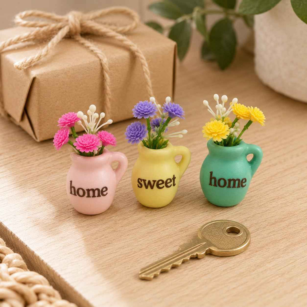 Housewarming Gifts for New Home, Mini Vase Magnets for Fridge, New Home Gifts