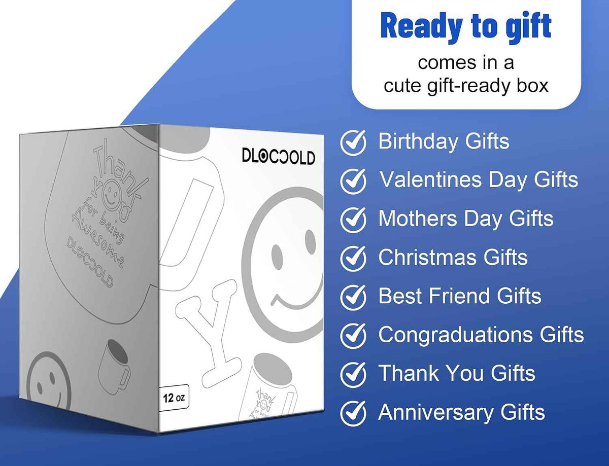 DLOCCOLD Thank You Gifts for Women, Thank You for Being Awesome Coffee Mug, Coworkers Employee Appreciation, Valentines Day Gifts for Her Him, Inspirational Gift for Men Friends, Sage Green