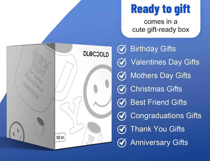 DLOCCOLD Thank You Gifts for Women, Thank You for Being Awesome Coffee Mug, Coworkers Employee Appreciation, Valentines Day Gifts for Her Him, Inspirational Gift for Men Friends, Sage Green