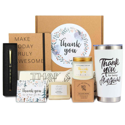 Thank You Gifts for Women, Employee Appreciation Gift Baskets, Thank You Gifts for Coworkers, Thank You for Being Awesome, Ideal Gift Baskets for Social Workers, Teachers, Secretaries, Coworkers