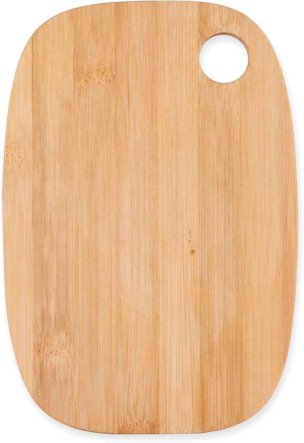 True Morsel Small Bamboo Cheese Board, Mini Charcuterie Board for Fruits, Crackers, Meats & Appetizers, Stylish Cheese Tray for Wine Night, Housewarming Gifts, Hostess Gifts, 8.75" x 6"