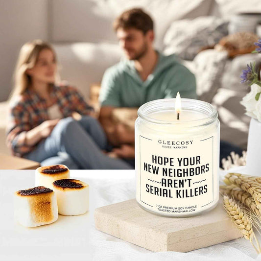 Home Housewarming Scented Candle – Funny New House Warming Gift Ideas for Apartment, Neighbor, Homeowners