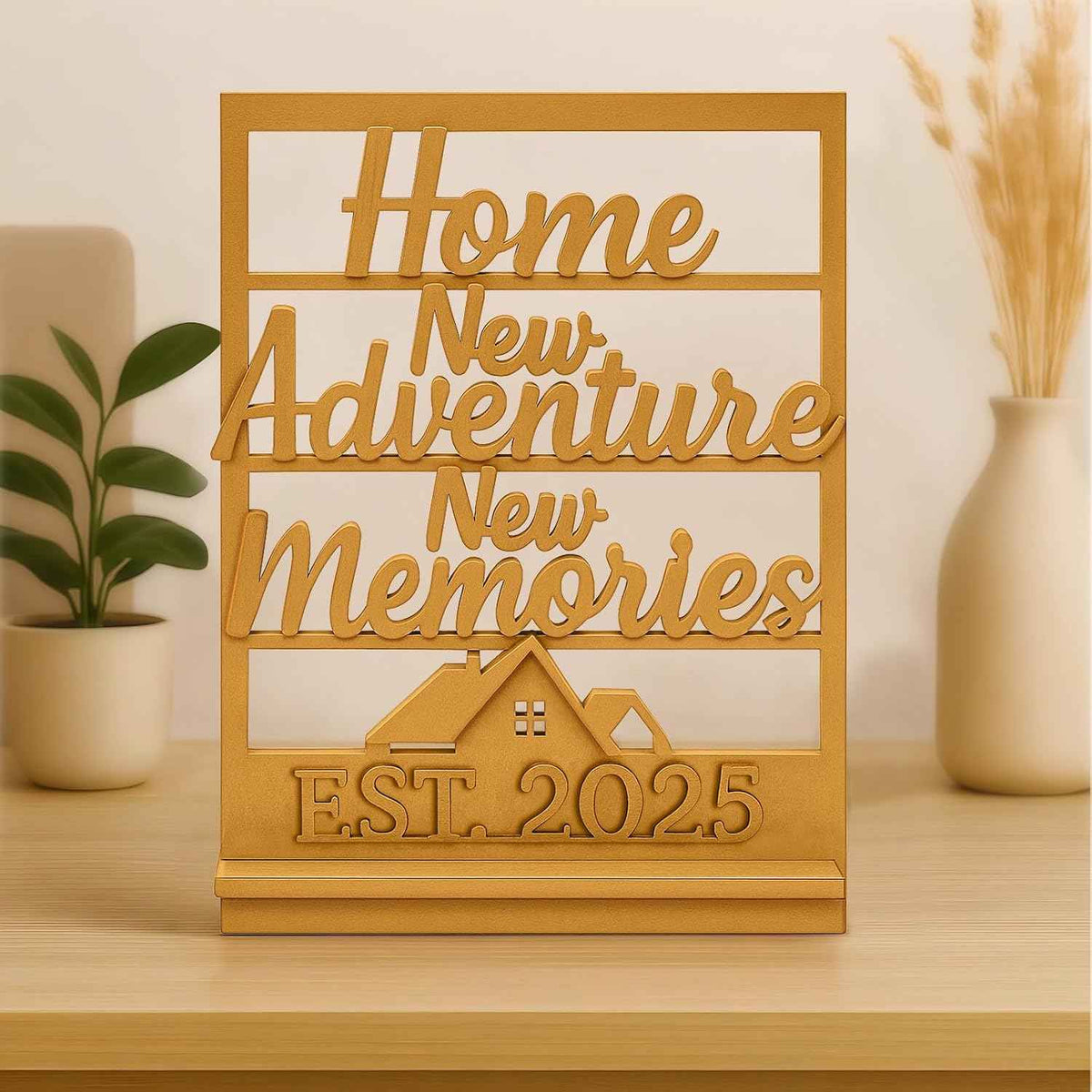Housewarming Gifts New Home: Farmhouse Wooden Sign - Entry Table Decor for New Homeowners