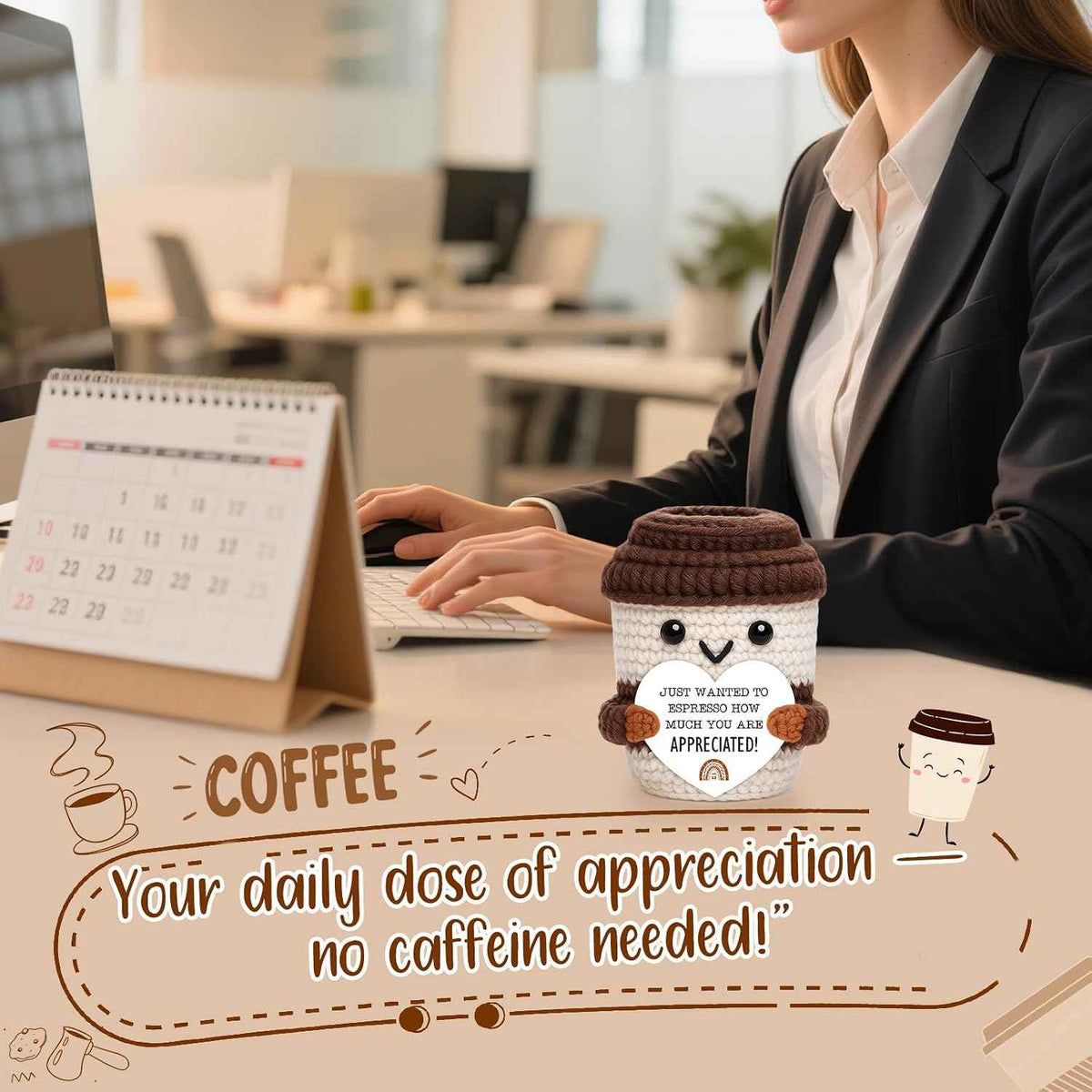 Appreciation Crochet Coffee Cup