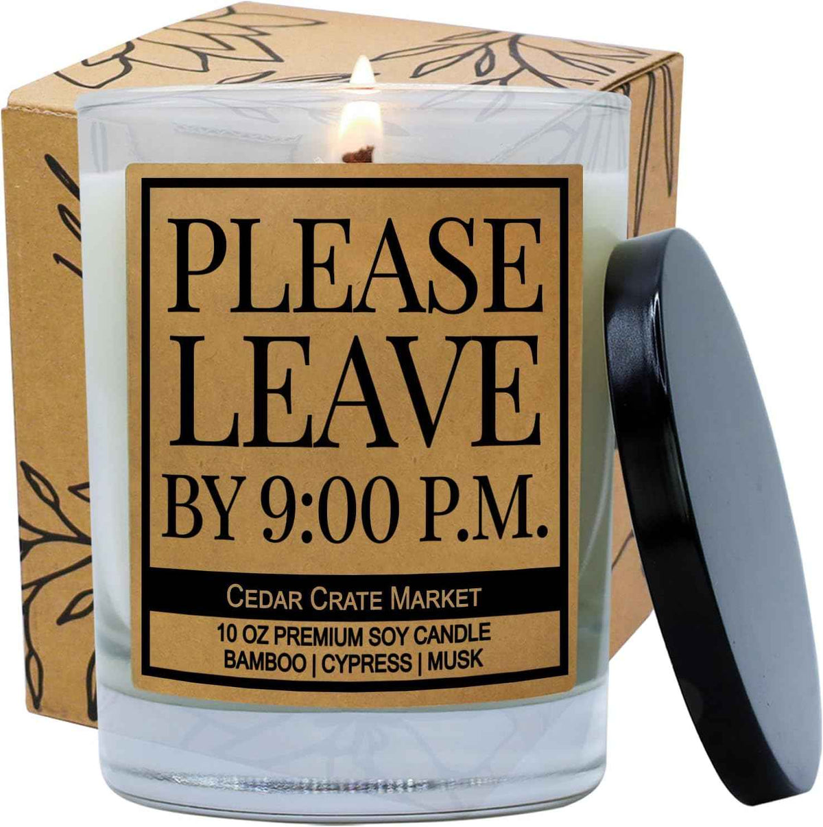 Cedar Crate Market - Funny Housewarming Gifts for Women, Men, Couple, Unique New Home Owner Gift Ideas, House Warming Gifts New Home Best Friend, Presents for Apartment, Made in USA