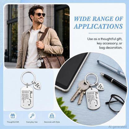 12 Pcs Team Appreciation Gifts Bulk for Coworker Staff Keychains | Thank You Teamwork Gift Set for Employee, Colleague, Teacher, Volunteer, Nurse, Metal Keyring, with Organza Bags and Cards